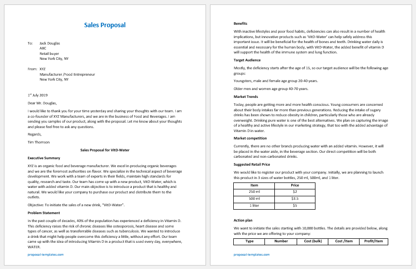 Sales Proposal Template from proposal-templates.com
